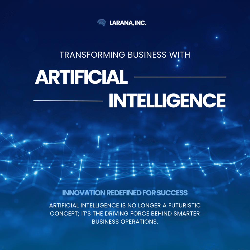 Blue and White Modern Artificial Intelligence Instagram Post